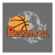 Orange Basketball T-shirts and Gifts Announcements