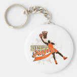 Orange Basketball Tshirts and Gifts Key Chain