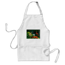 Orange Begonias flowers Apron