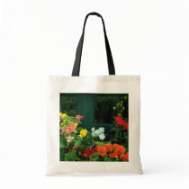 Orange Begonias flowers Canvas Bag
