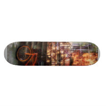 Orange Bicycle by Brownstone Skateboard Deck