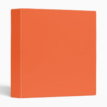 Orange Binders