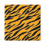 Orange & Black Tiger Fridge Magnet