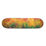 Orange Blaze Skateboard A3