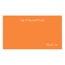 Orange Blossom Thank You Card