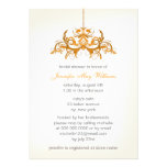 Orange Bridal Shower Invitations invitations