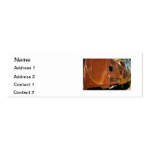 Orange Caboose Business Card Templates