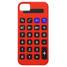 Orange Calculator iPhone 5 Covers