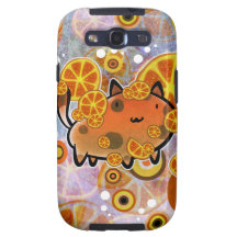 Orange Cat Grunge Texture