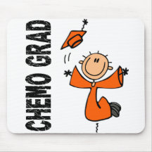 Orange CHEMO GRAD 1 (Leukaemia) Mouse Pads