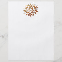 Orange Chrysanthemum Custom Flyer