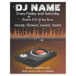 Orange City and Turntable Music Flyer