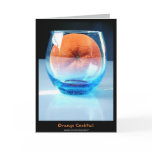 Orange cocktail card