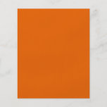 Orange Colour 4.5 x 5.6 Matte Paper Personalized Flyer