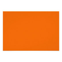 Orange Colour RSVP Card Custom Invite