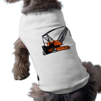 Orange Construction Crane