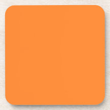 Orange Cork Coaster