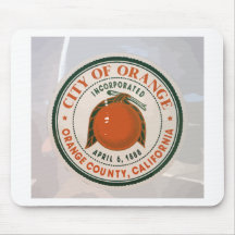 orange county, ca, USA Mouse Pads