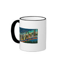 Orange County, California - Large Letter Scenes Mugs