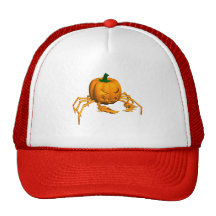 Orange Crab Mesh Hats