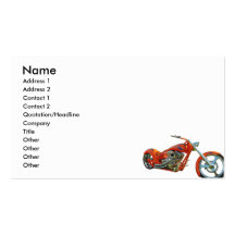 Orange cruished, business card template
