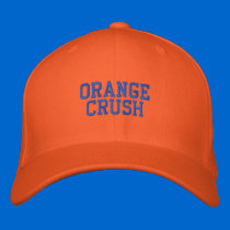ORANGE CRUSH embroidered hats