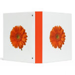 Orange Daisy Binder