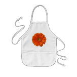Orange Daisy Children's Smock Aprons
