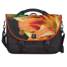 Orange Day Lily Computer Bag
