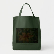Orange Daylily & Raindrops Gardening Gear Tote Tote Bag