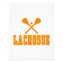 Orange de lacrosse faire-parts
