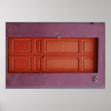 Orange Door Print