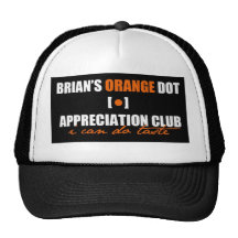 ORANGE DOT HAT 2