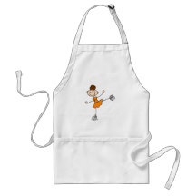 Orange Dress Figure Skater Tshirts and Gifts Apron