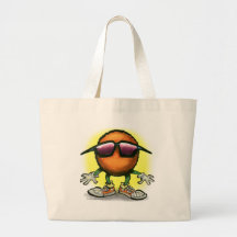 Orange Dude Tote Bags