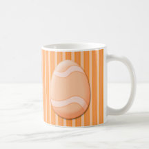 Orange Easter Egg Colouring Cup Coffee Mugs