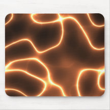 orange electricity big mouse pad