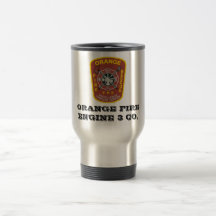 ORANGE FIRE ENGINE 3 CO. MUG