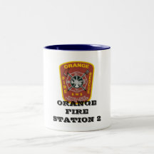 ORANGE FIRE STATION 2 MUG