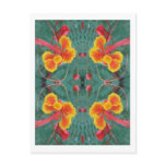 Orange FloraPostcard
