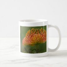 orange flower mug