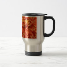Orange Flower Mugs