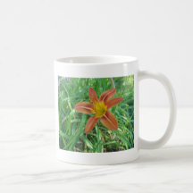 Orange Flower Skins, Pins, and Magnets Coffee Mug