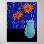 Orange Flowers Posters