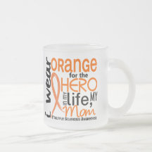 Orange For Hero 2 Mom MS Multiple Sclerosis Mug