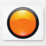 Orange Glass Mouse Pad
