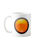 Orange Glass Mug