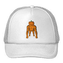Orange Gorilla Hat