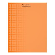 Orange gradient spots 2 letterhead