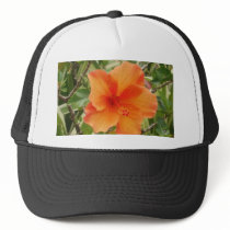 orange hawaii hibiscus plant hats